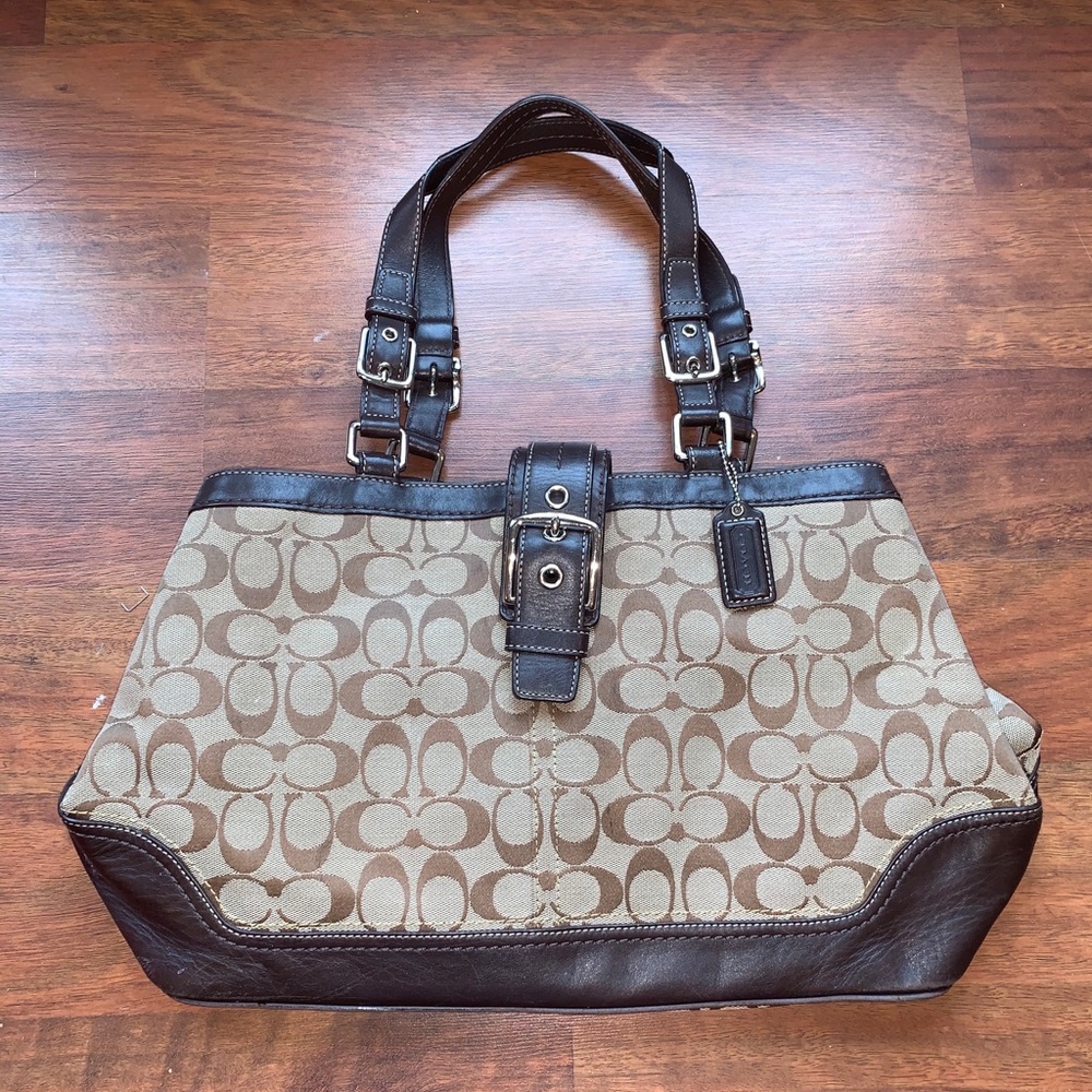 Coach Hampton Signature Tote
